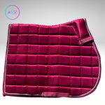 Fuchsia Saddle Pad and Bonnet set