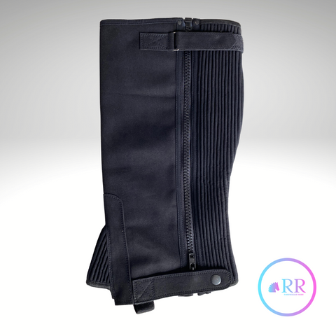 RR Amara Faux Suede Half Chaps.Black